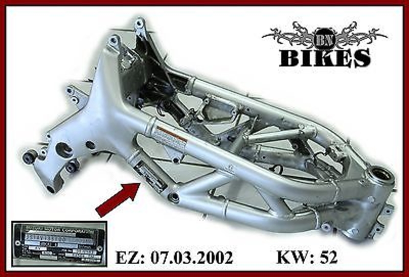 Suzuki (Original OE) - SUZUKI SV650N SV650 AV 99-02 - Rahmen inkl. Brief und Zulassung - Bild  von 1