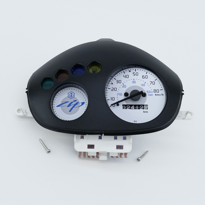 Piaggio (Original OE) - PIAGGIO ZIP 50 ZIP50 2T 2009-2015 Tacho Cockpit Armaturbrett nur 2412km - Bild  von 6