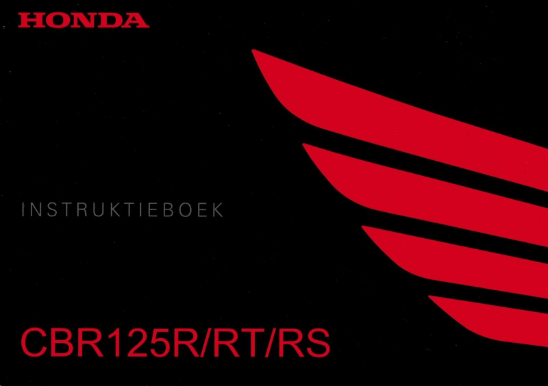 Honda (Original OE) - HONDA CBR CBR125 CBR125R JC50 INSTRUKTIEBOEK / Nederlands - Bild  von 2