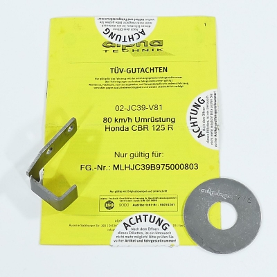 HONDA CBR125 CBR125R JC39 80Kmh Drosselung Umrüstung Gaswegbegrenzer
