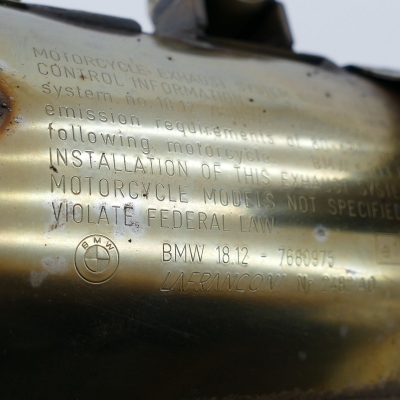 BMW (Original OE) - BMW F650 F650GS E650G Auspuff Schalldämpfer Endtopf rechts nur 8189km - Bild 5 von 6