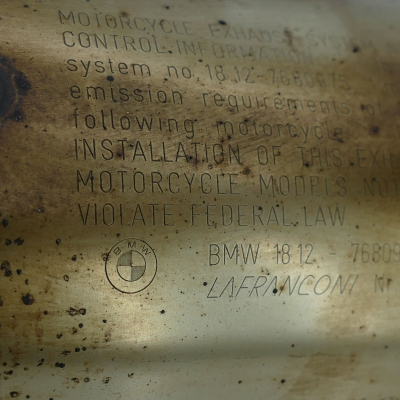 BMW (Original OE) - BMW F650 F650GS E650G Auspuff Schalldämpfer Endtopf rechts nur 7982km - Bild 5 von 6