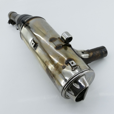BMW F650 F650GS E650G Auspuff Schalldämpfer Endtopf links UNFALLFREI