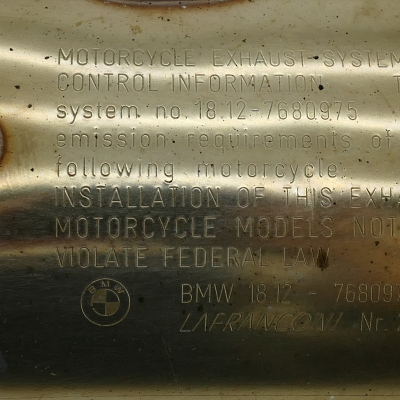 BMW (Original OE) - BMW F650 F650GS E650G Auspuff Schalldämpfer Endtopf rechts UNFALLFREI - Bild 5 von 5