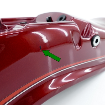 Kawasaki (Original OE) - KAWASAKI EN500 EN500A 1990-1993 Fender hinten Heckfender Schutzblech Kotflügel - Bild 6 von 6