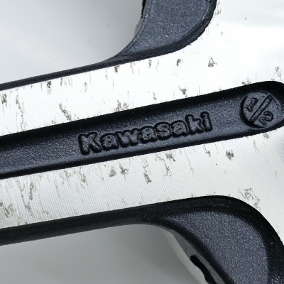 Kawasaki (Original OE) - KAWASAKI EN500 EN500A 1990-1993 Felge vorn vorne Vorderradfelge Rad UNFALLFREI - Bild 5 von 8