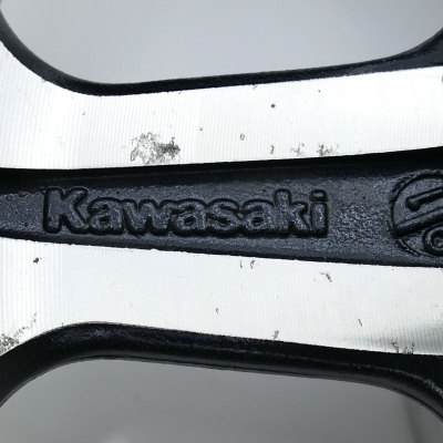 Kawasaki (Original OE) - KAWASAKI EN500 EN500A 1990-1993 Felge hinten Hinterradfelge Rad UNFALLFREI - Bild 6 von 9