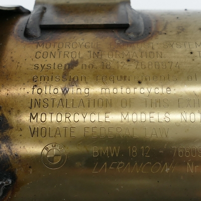 BMW (Original OE) - BMW F650 F650GS E650G Auspuff Schalldämpfer Endtopf links UNFALLFREI nur 18112km - Bild 5 von 6