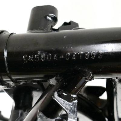 Kawasaki (Original OE) - KAWASAKI EN500 EN500A 1990-1993 Rahmen Hauptrahmen inkl. Brief UNFALLFREI - Bild 7 von 7