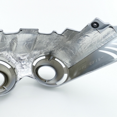 Yamaha (Original OE) - YAMAHA FZ6 FZ6-S RJ07 Fazer Auspuffblende Verkleidung Auspuff Abdeckung - Bild 5 von 6