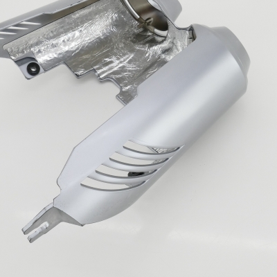 Yamaha (Original OE) - YAMAHA FZ6 FZ6-S RJ07 Fazer Auspuffblende Verkleidung Auspuff Abdeckung 9771km - Bild 5 von 7