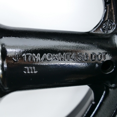 Suzuki (Original OE) - SUZUKI GSF600 GSF600S WVA8 Felge hinten Hinterradfelge Rad Hinterrad nur 16344km - Bild 7 von 8