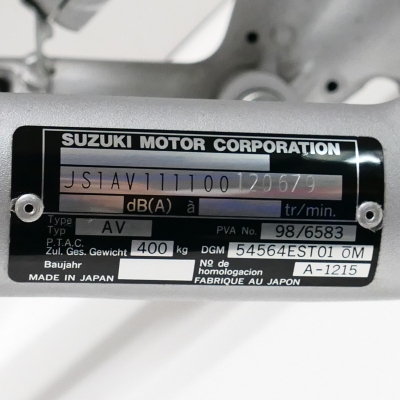 Suzuki (Original OE) - SUZUKI SV650S AV Rahmen Hauptrahmen inkl. KFZ-Brief + Zulassung / UNFALLFREI - Bild 6 von 7