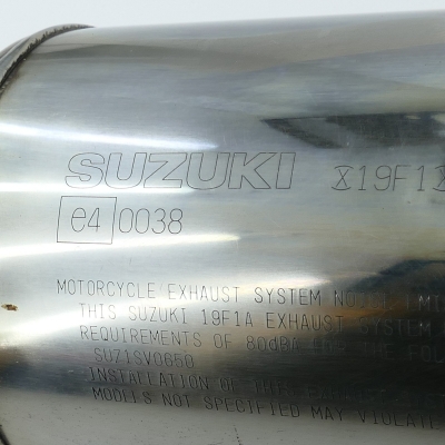 Suzuki (Original OE) - SUZUKI SV650 SV650S AV Auspuff Schalldämpfer Endtopf nur 9291km - Bild 7 von 8