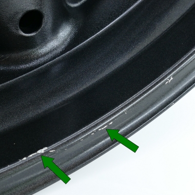 Suzuki (Original OE) - SUZUKI GSF1200 GSF1200S WVA9 Felge hinten Hinterradfelge Hinterrad UNFALLFREI - Bild 9 von 10