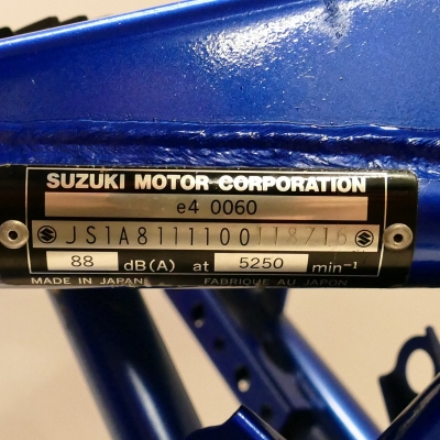 Suzuki (Original OE) - SUZUKI GSF600 GSF600S WVA8 Rahmen Hauptrahmen inkl. Brief UNFALLFREI - Bild 6 von 9