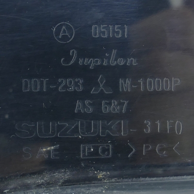 Suzuki (Original OE) - SUZUKI GSF600 GSF600S WVA8 Windschild Windschutzscheibe Scheibe nur 19007km - Bild 5 von 6