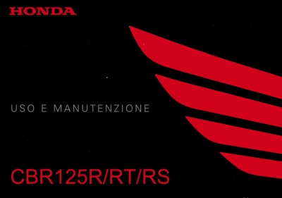 HONDA CBR CBR125 CBR125R JC50 USO E MANUTENZIONE / italiano